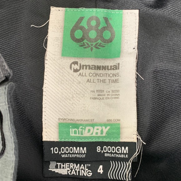686 Pants Men Large Snowboard Ski Insulated - Picture 2 of 14